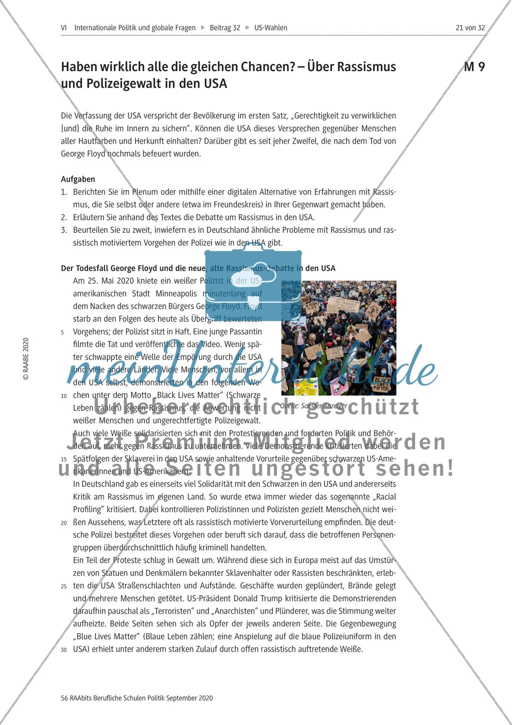 Die US-Präsidentschaftswahlen 2020 Preview 21