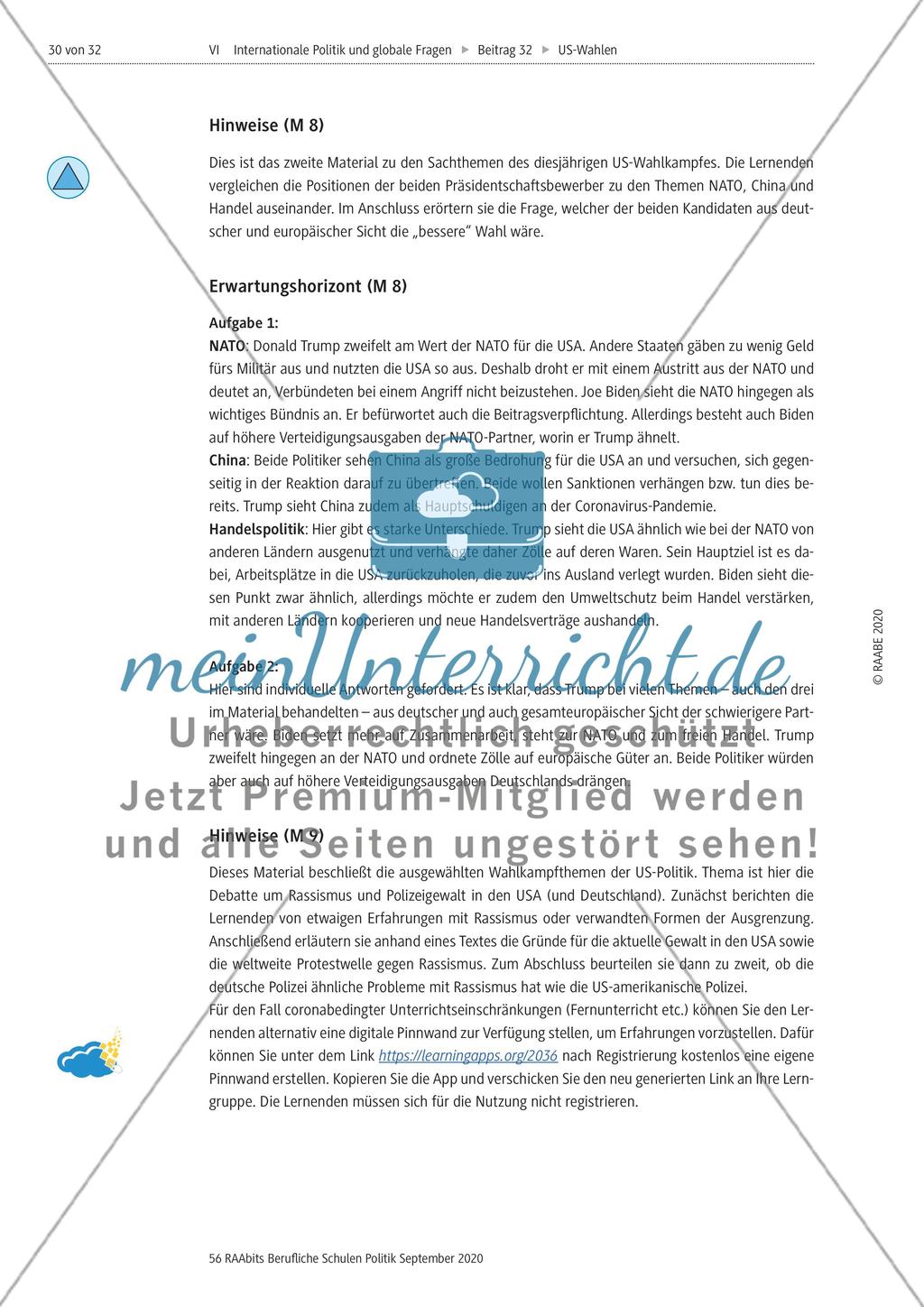 Die US-Präsidentschaftswahlen 2020 Preview 30