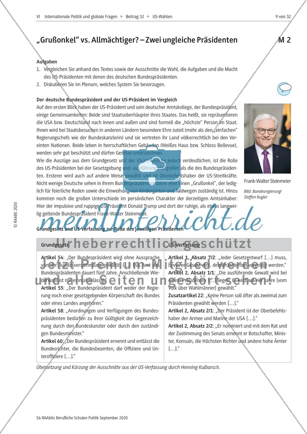 Die US-Präsidentschaftswahlen 2020 Preview 9