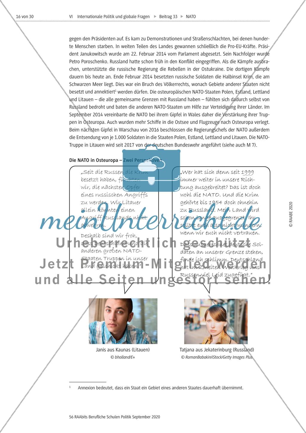 Geschichte, Gegenwart und Perspektiven der NATO Preview 16