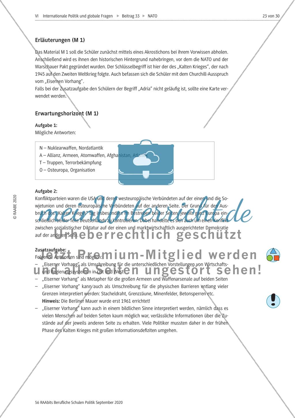 Geschichte, Gegenwart und Perspektiven der NATO Preview 23