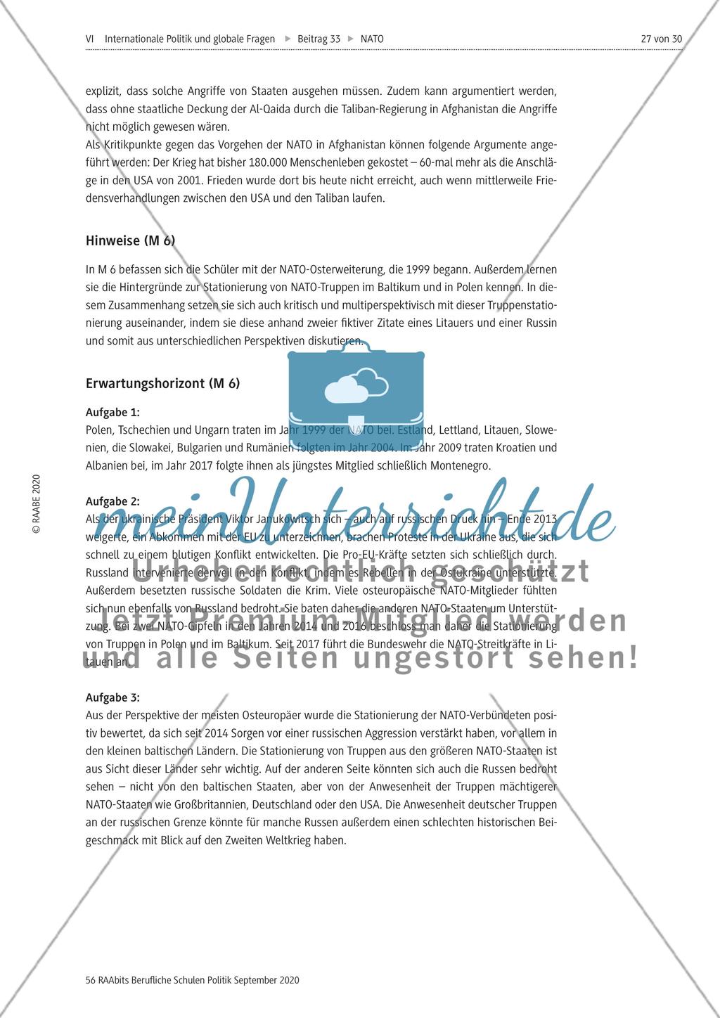Geschichte, Gegenwart und Perspektiven der NATO Preview 27