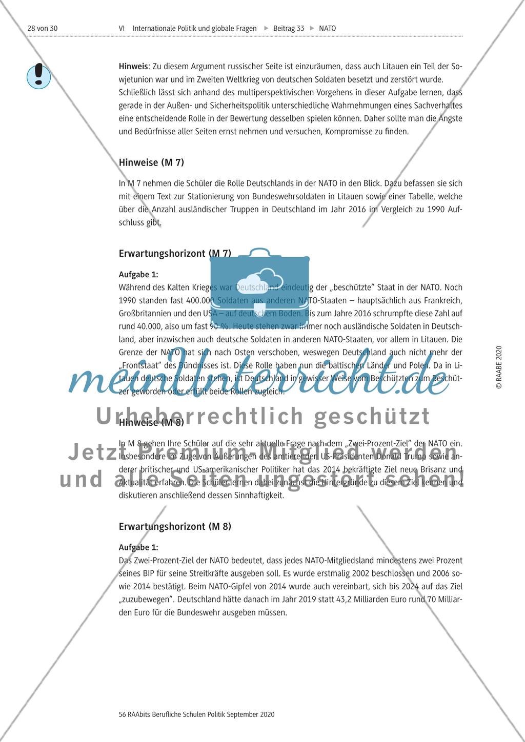 Geschichte, Gegenwart und Perspektiven der NATO Preview 28