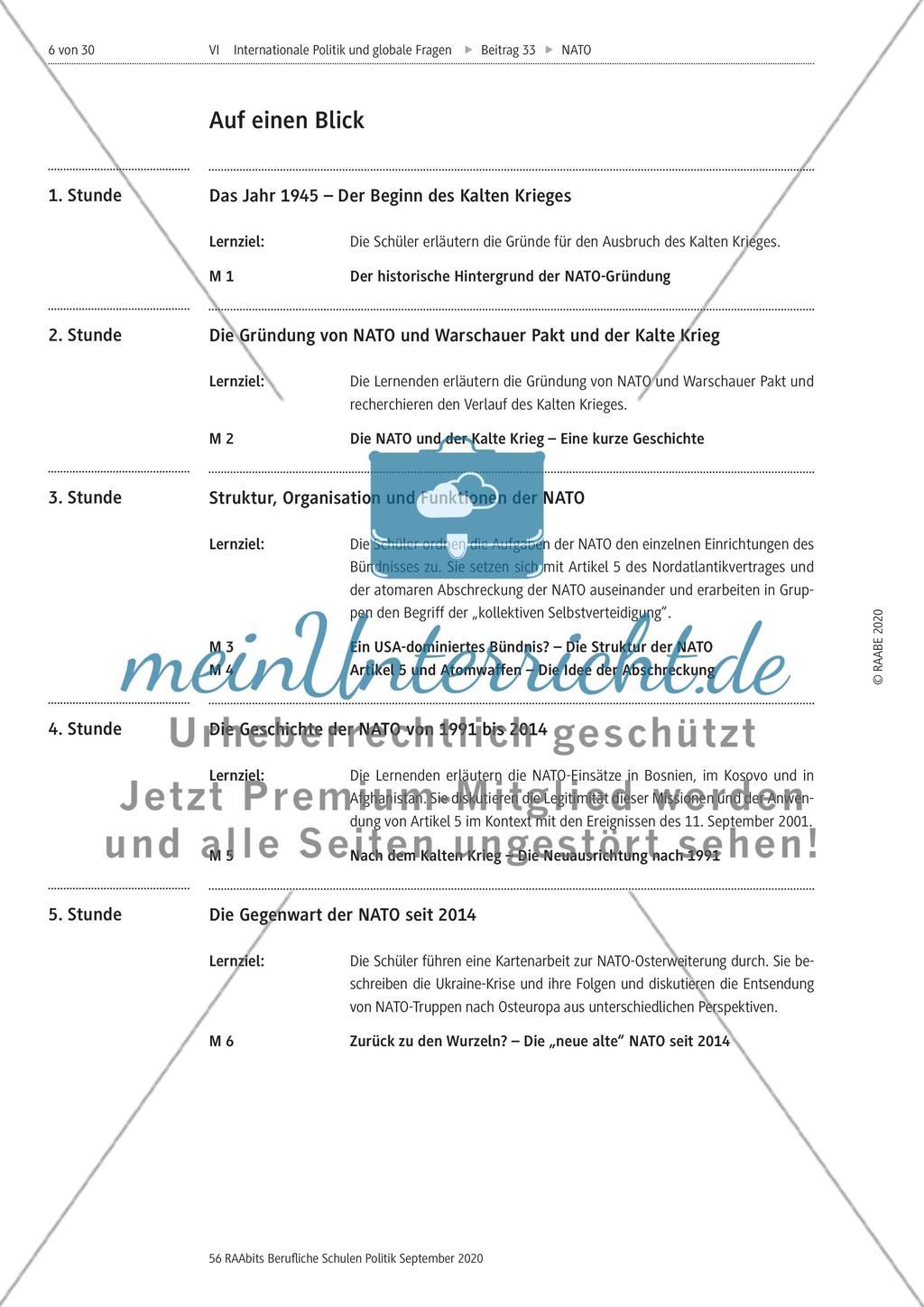 Geschichte, Gegenwart und Perspektiven der NATO Preview 6