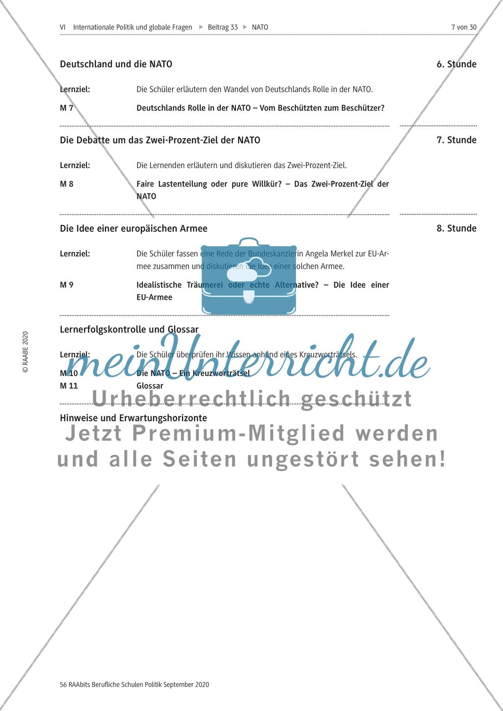 Geschichte, Gegenwart und Perspektiven der NATO Preview 7