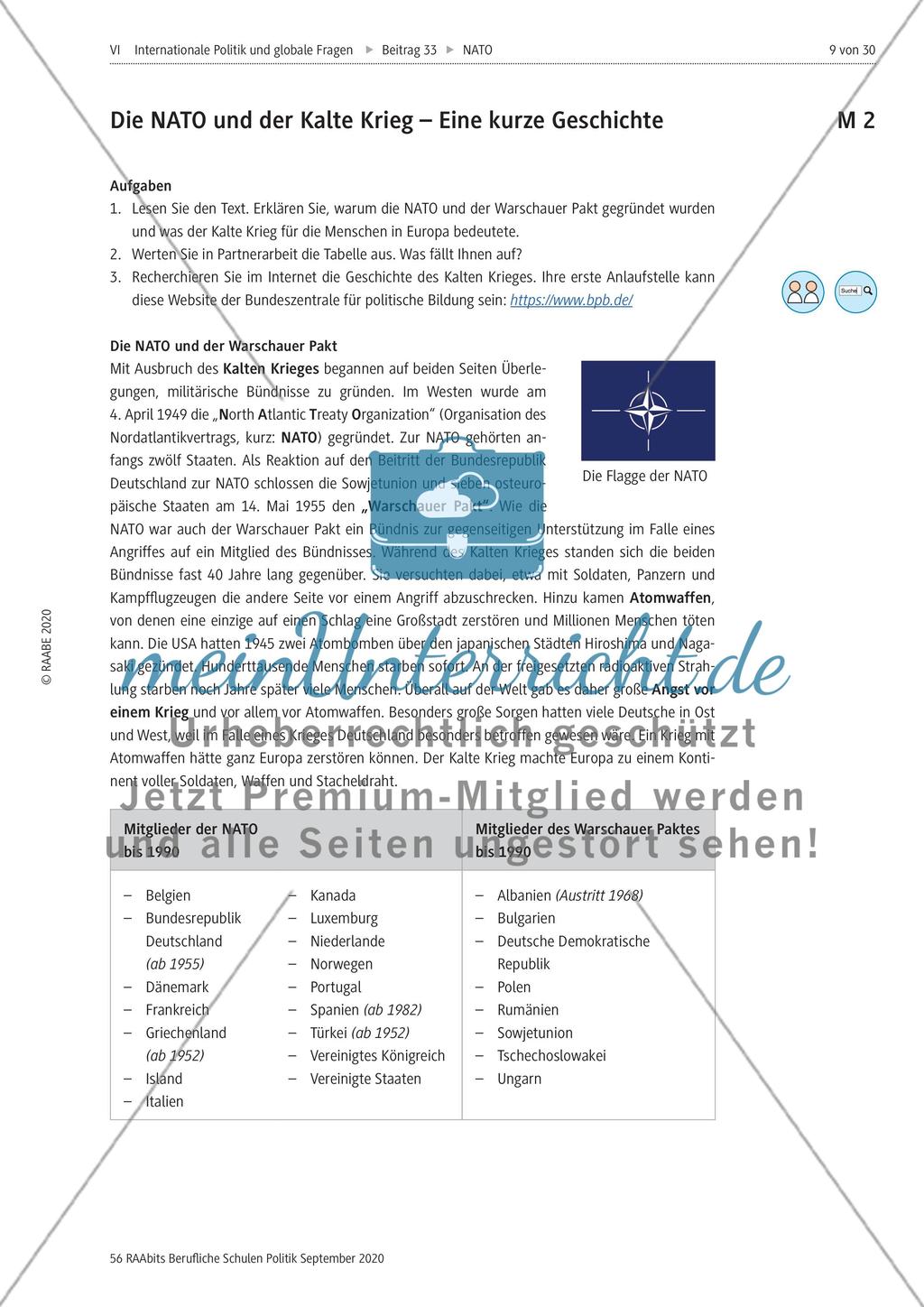 Geschichte, Gegenwart und Perspektiven der NATO Preview 9