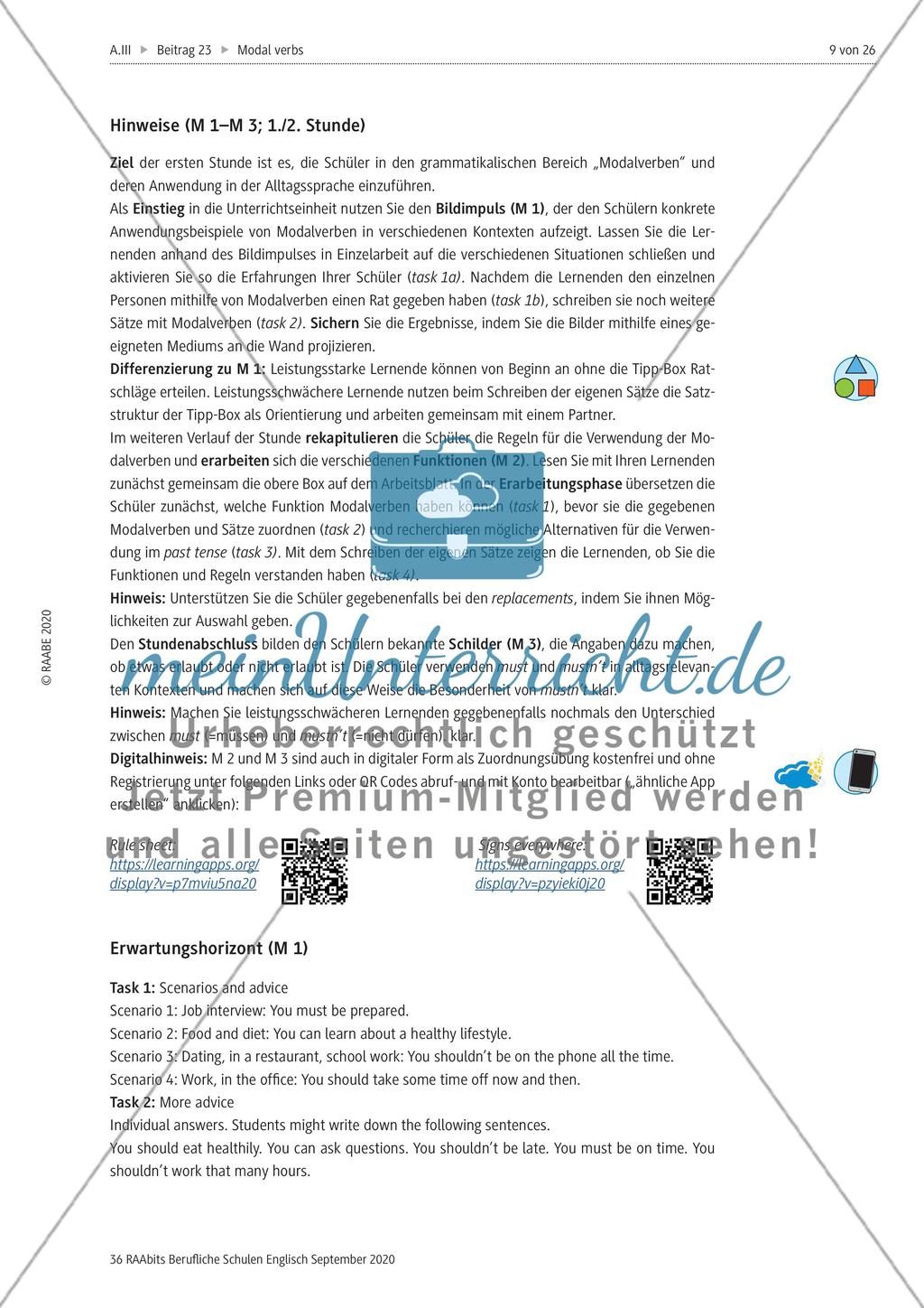 Obligations, possibilities, advice – modal verbs and their functions Preview 4
