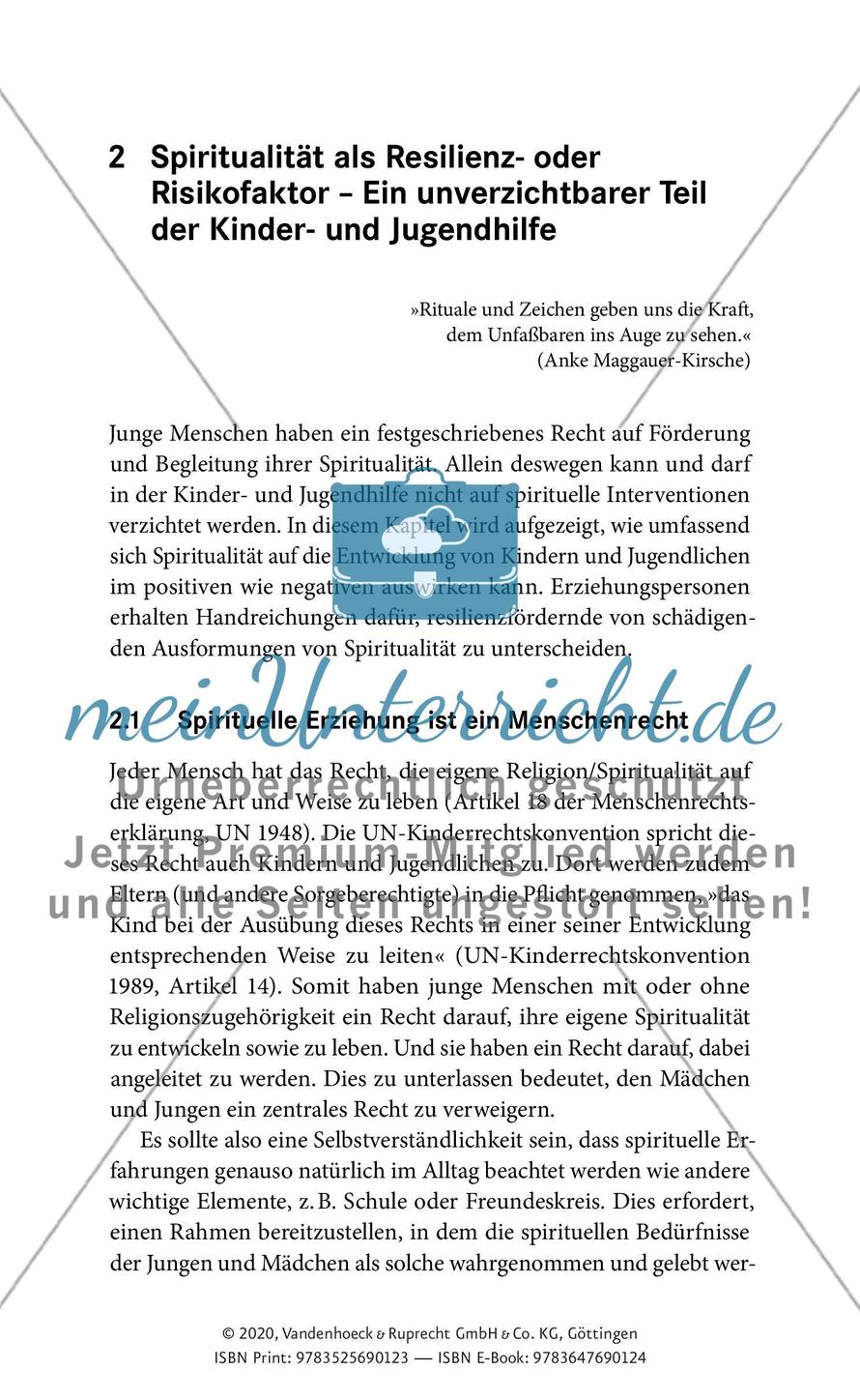 Spiritualität als Resilienz- oder Risikofaktor - Ein unverzichtbarer Teil der Kinder- und Jugendhilfe - Teil 1 Preview 1