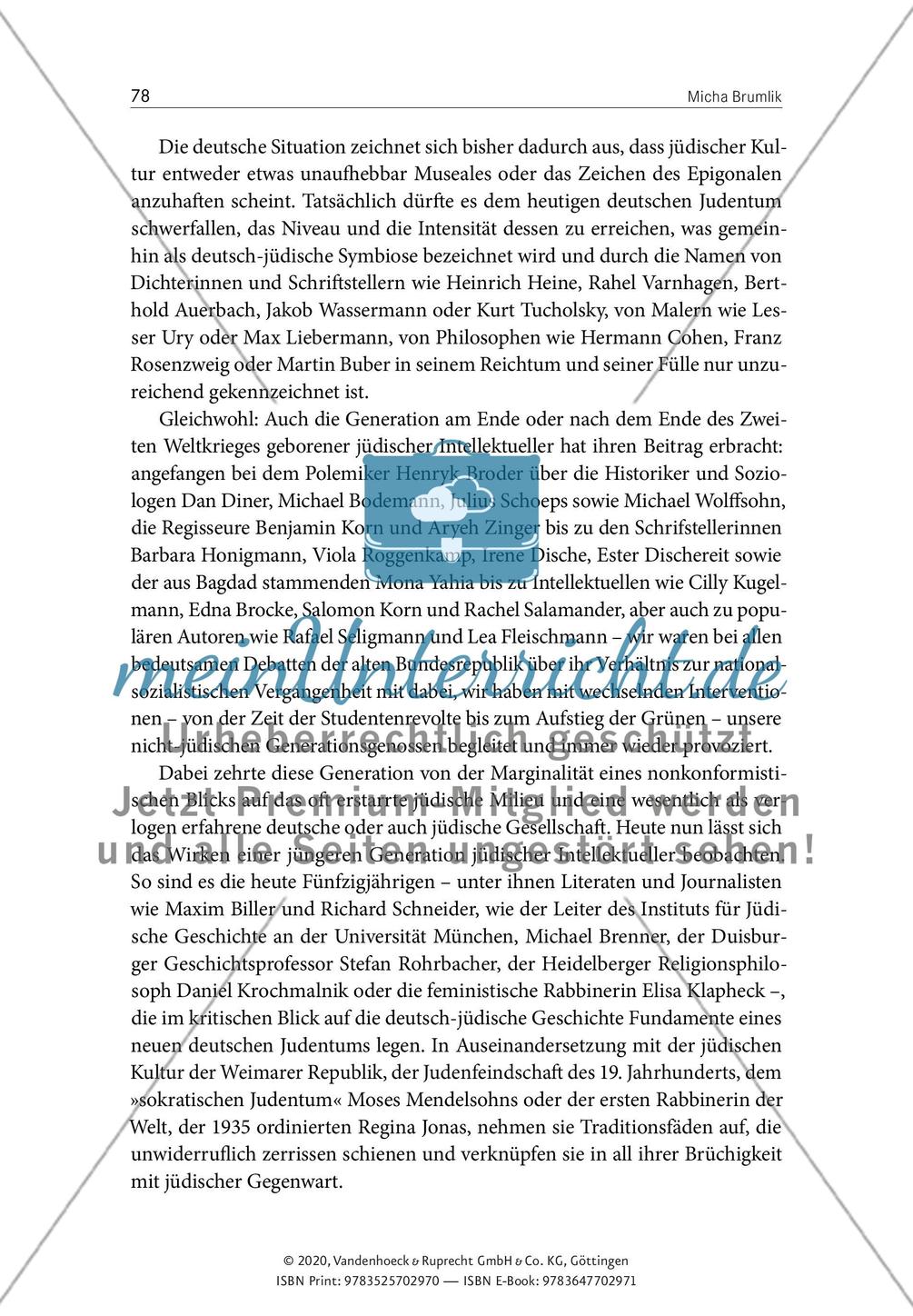 Jüdisch-deutsches Denken im 21. Jahrhundert - eine persönliche Perspektive Preview 3