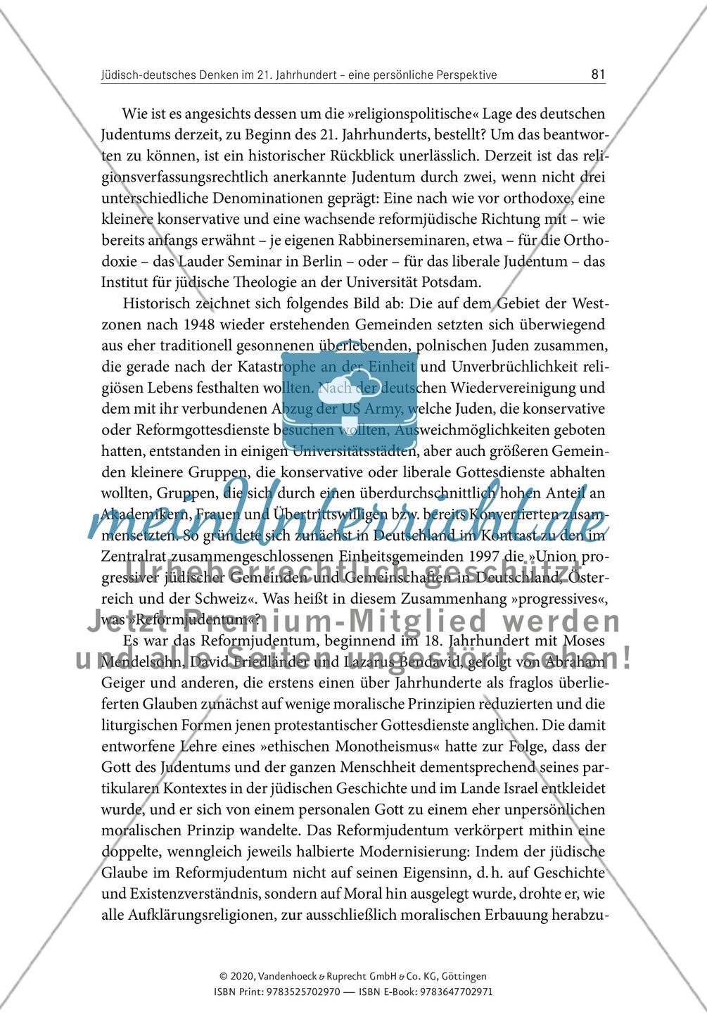 Jüdisch-deutsches Denken im 21. Jahrhundert - eine persönliche Perspektive Preview 6