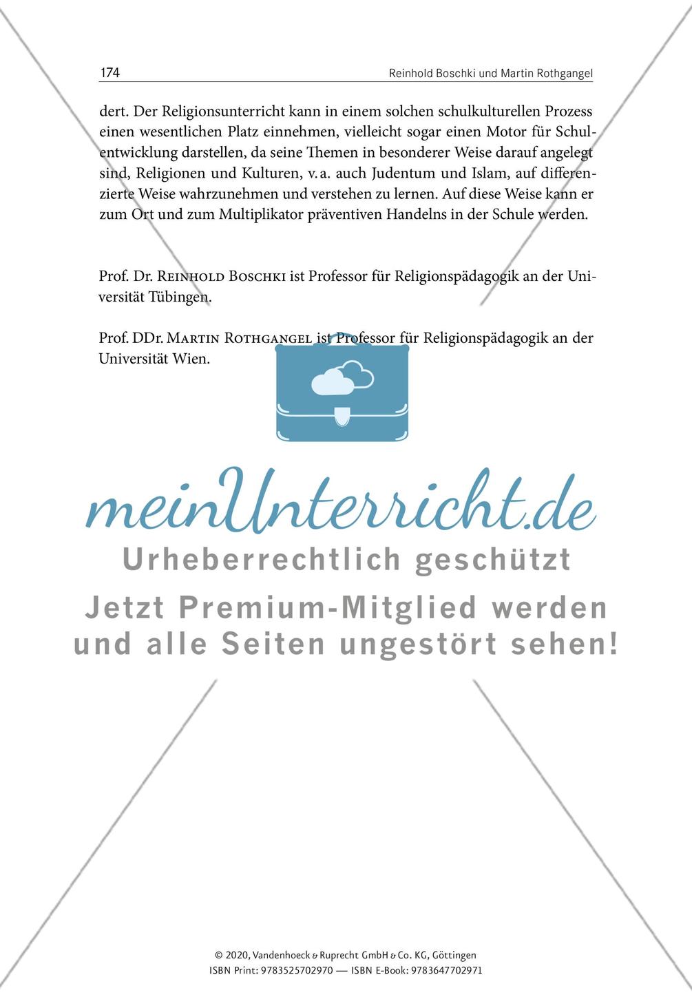 Judenfeindlichkeit und Islamfeindlichkeit - religionspädagogische Präventionsarbeit mit Schülerinnen und Schülern Preview 13