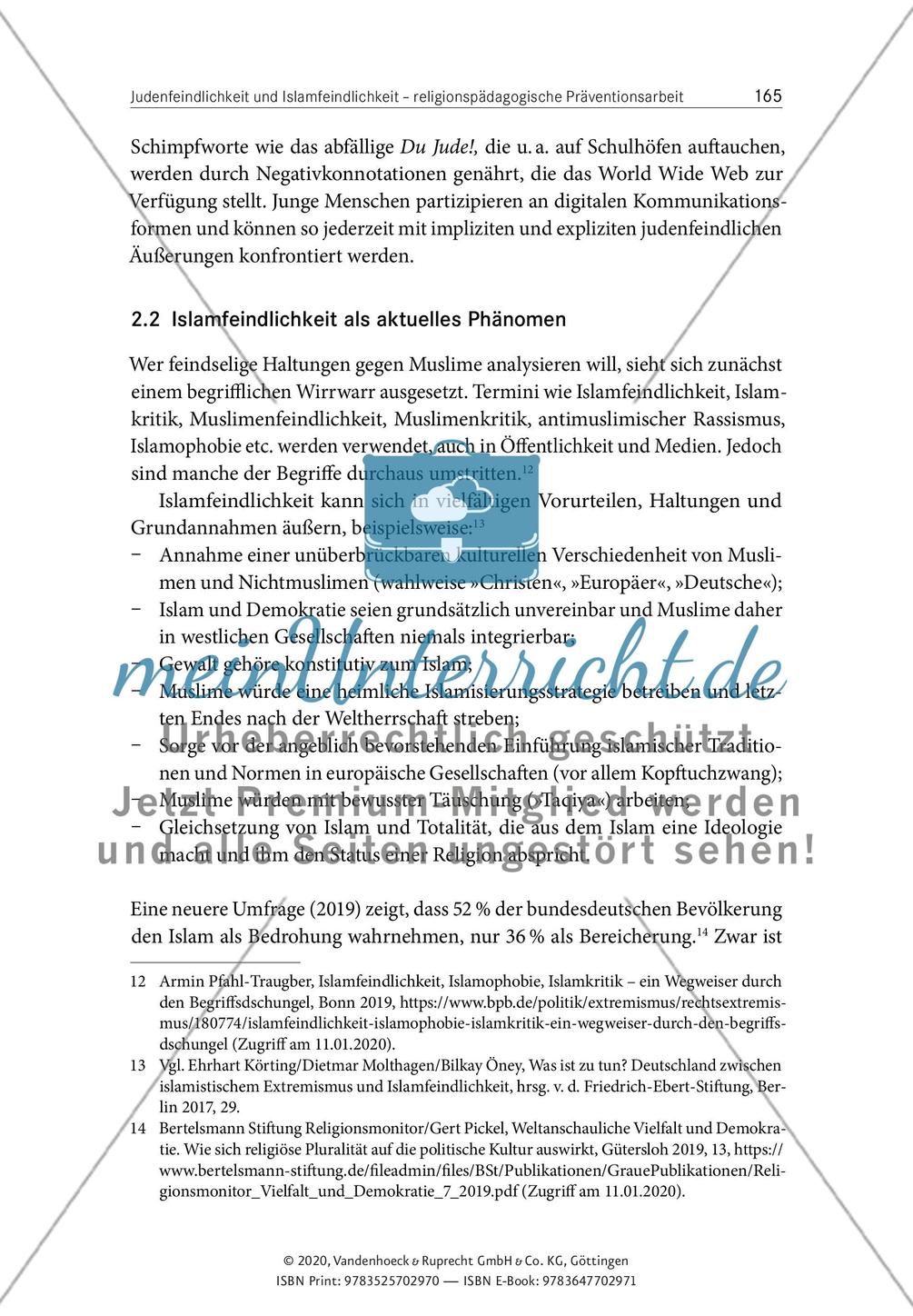 Judenfeindlichkeit und Islamfeindlichkeit - religionspädagogische Präventionsarbeit mit Schülerinnen und Schülern Preview 4