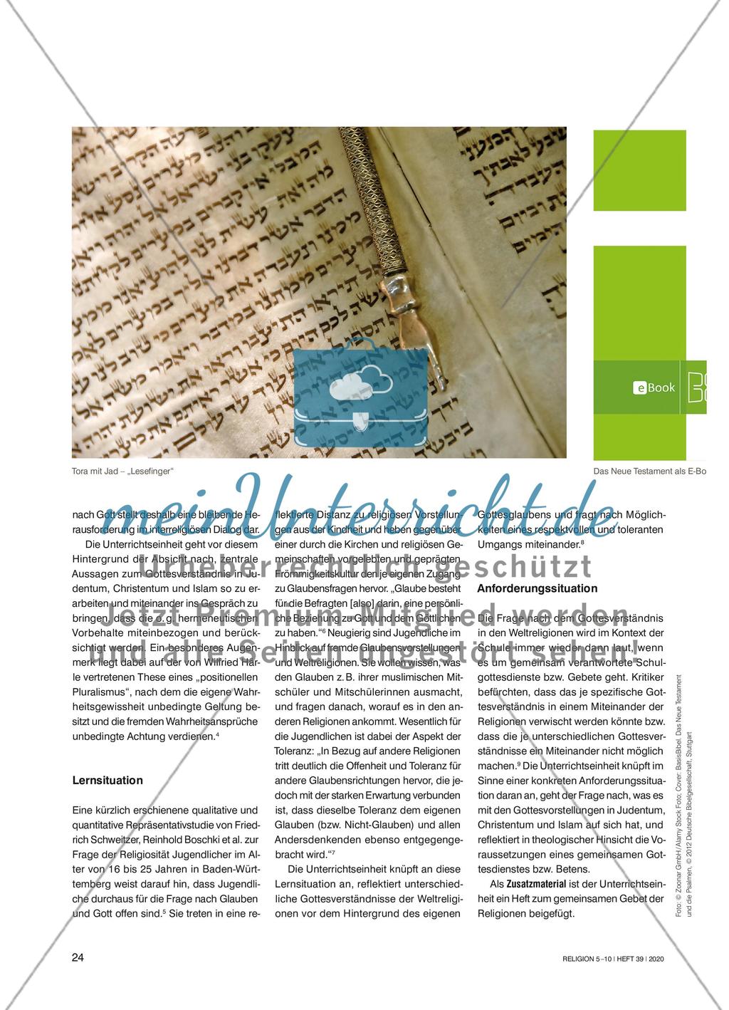 „Wer bist du, Gott?“ Preview 2
