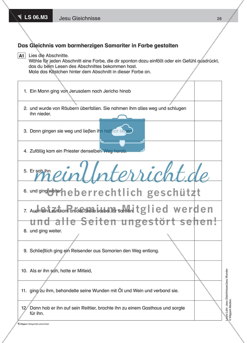 Jesu Gleichnisse Teil 3 meinUnterricht