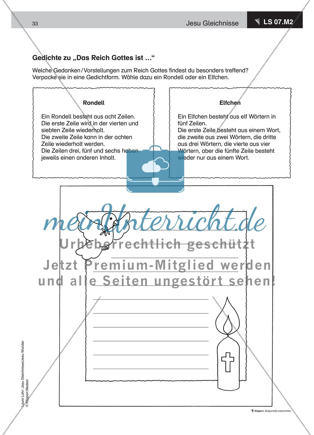 Jesu Gleichnisse Teil 3 meinUnterricht