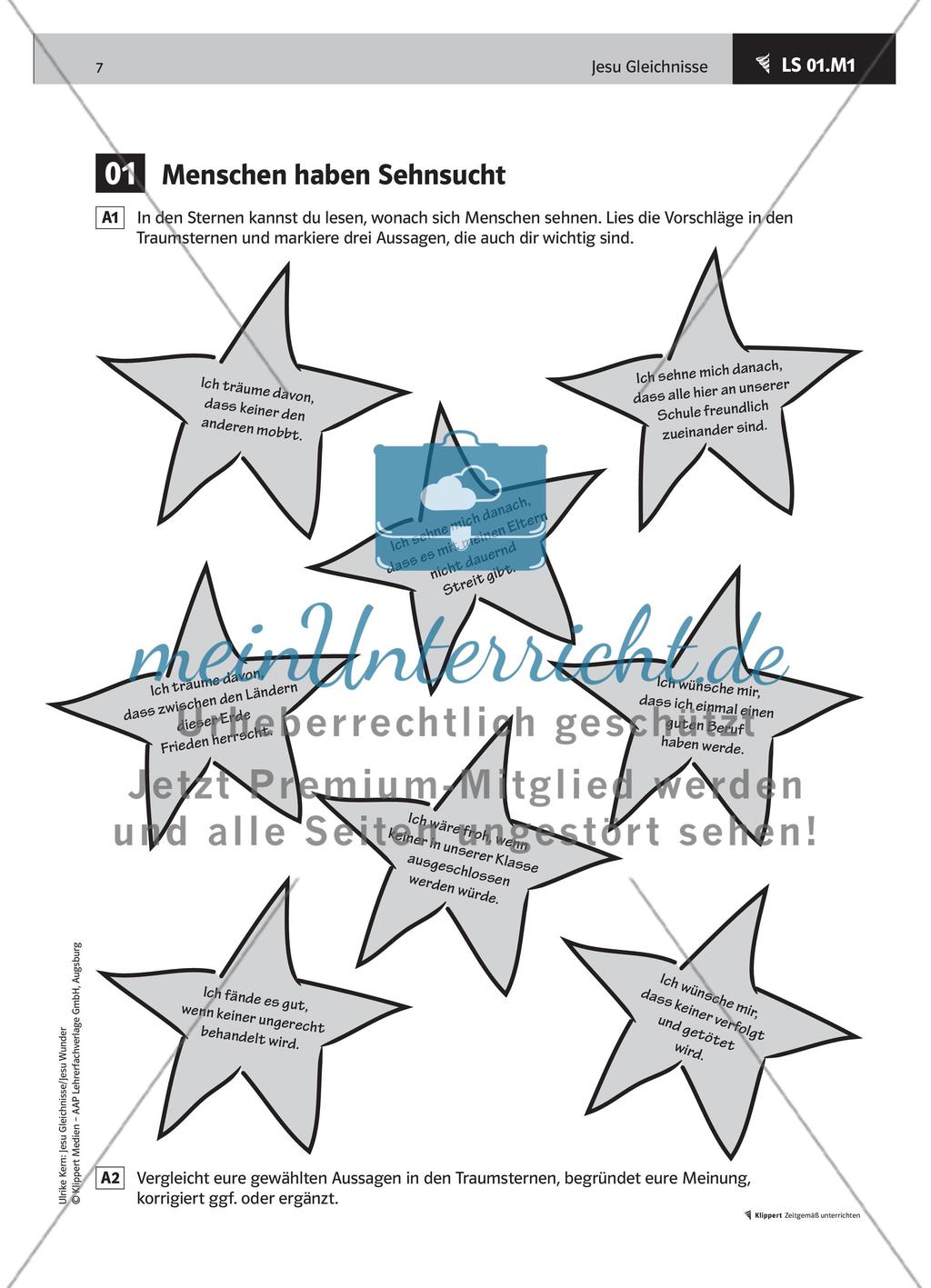 Jesu Gleichnisse Teil 1 meinUnterricht