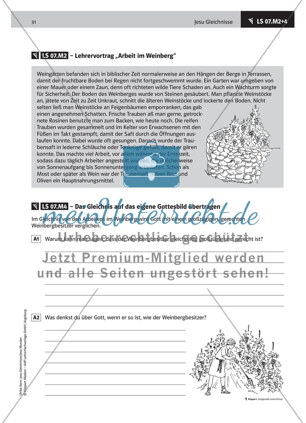 Jesu Gleichnisse Teil 3 meinUnterricht