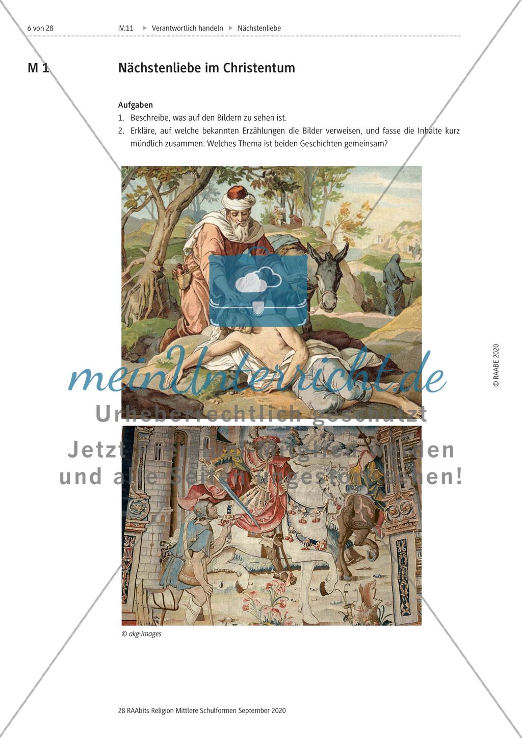 Nächstenliebe im Christentum und in anderen Religionen Preview 1