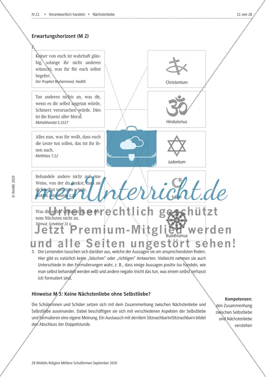 Nächstenliebe im Christentum und in anderen Religionen Preview 6