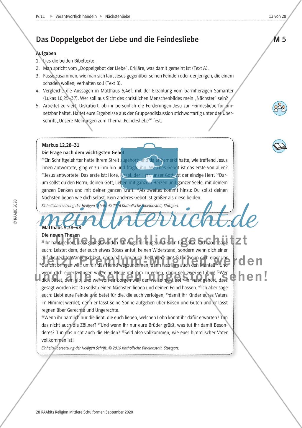 Wer ist mein „Nächster“? – Nächstenliebe in der Bibel Preview 1