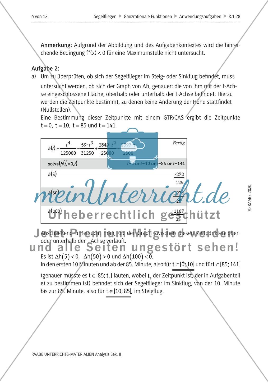 Steig- und Sinkflug beim Segelfliegen Preview 10