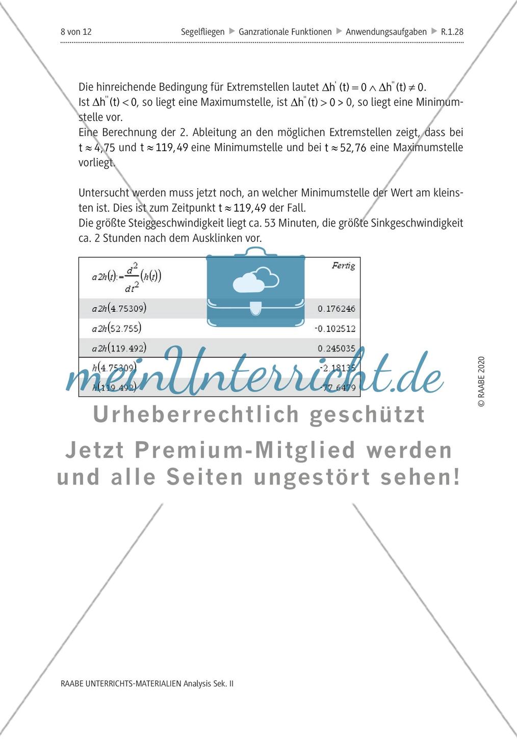 Steig- und Sinkflug beim Segelfliegen Preview 12
