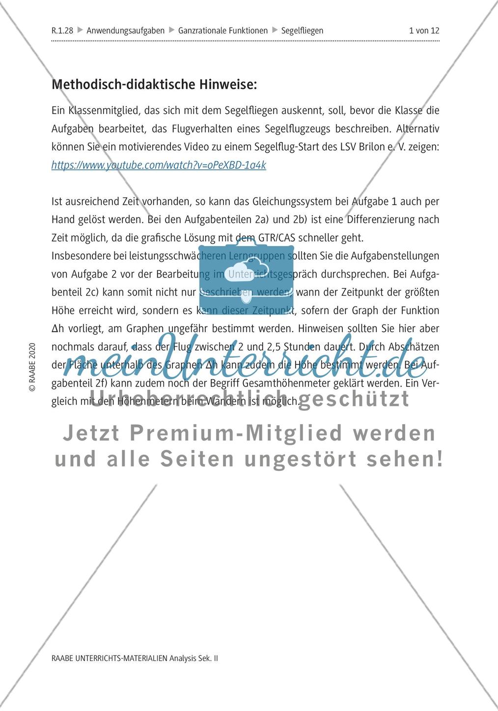 Steig- und Sinkflug beim Segelfliegen Preview 5