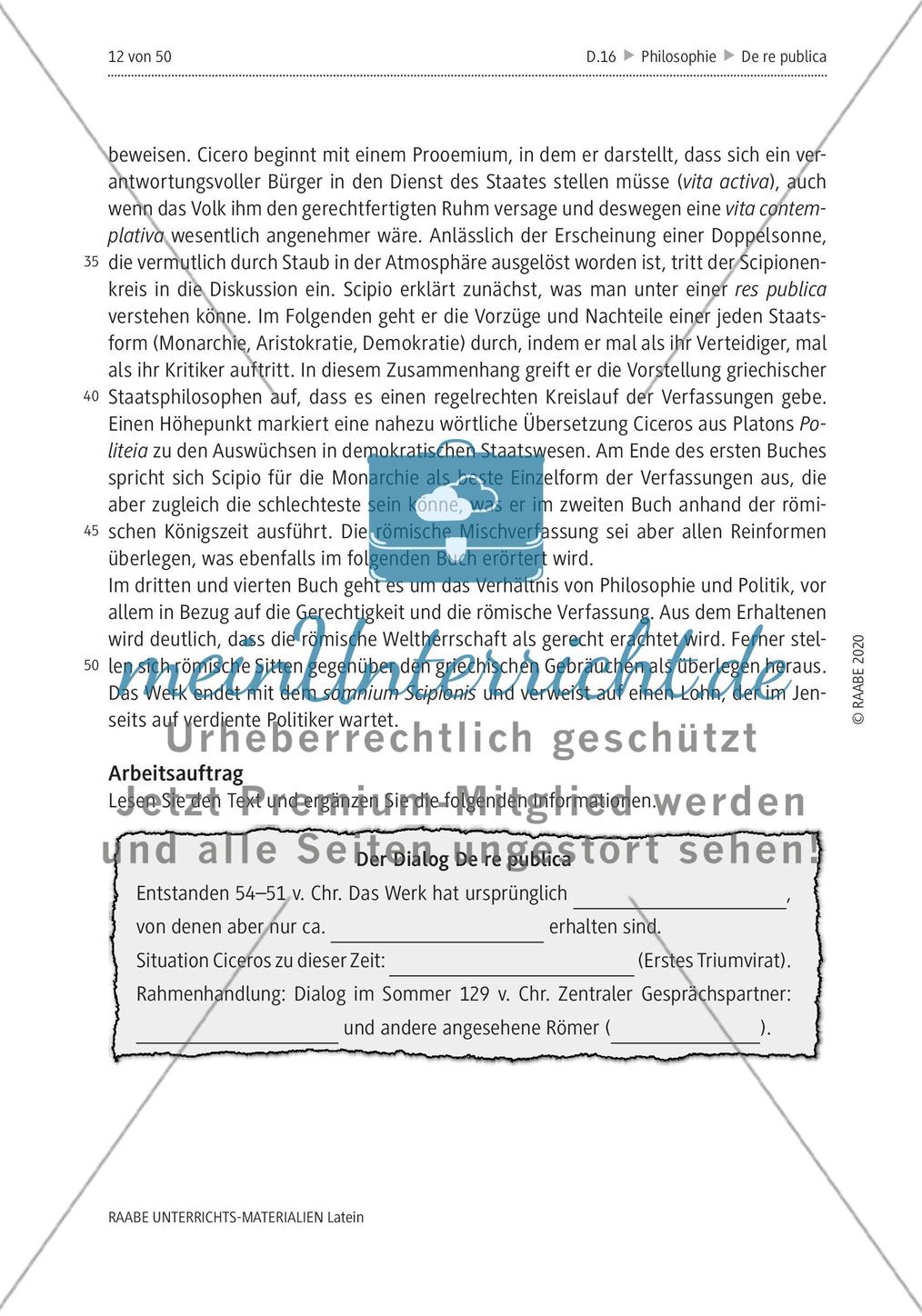 Ciceros De re publica - M1-M5 Preview 9
