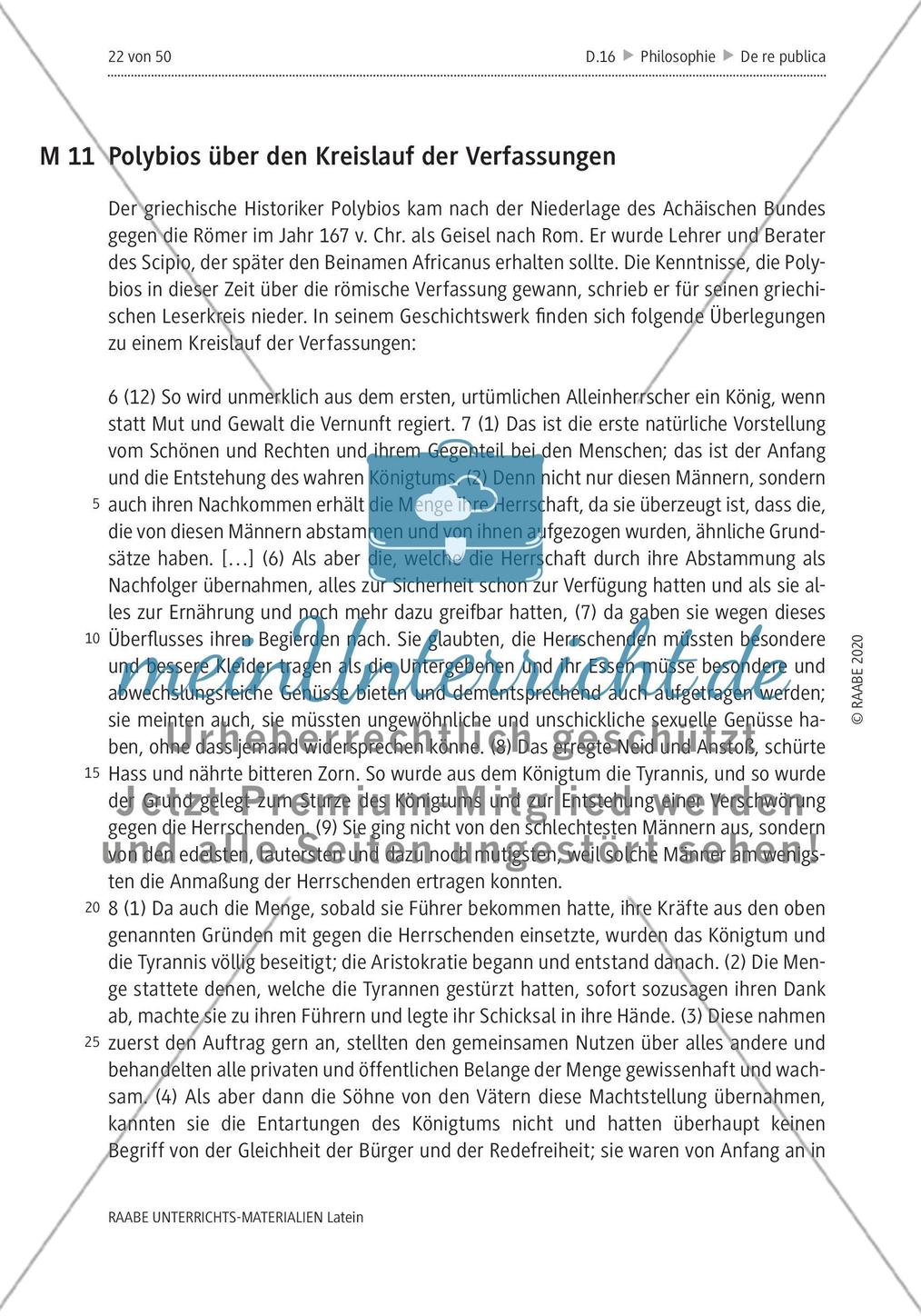 Ciceros De re publica - M11-M12 Preview 1