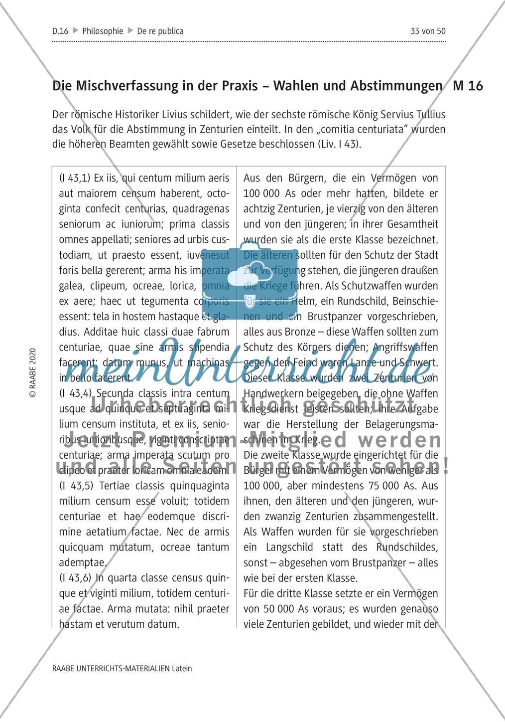Ciceros De re publica - M13-M18 Preview 5