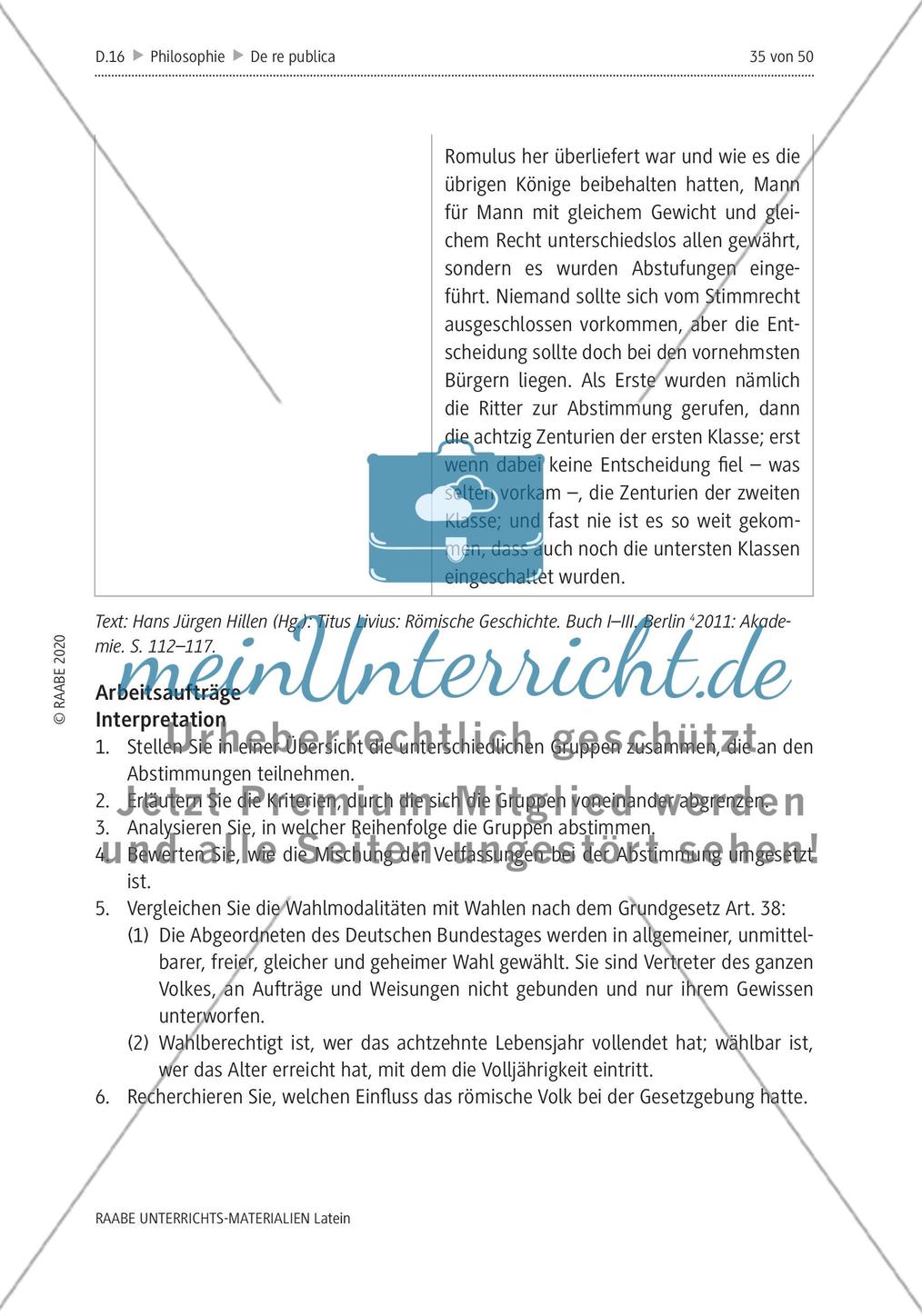 Ciceros De re publica - M13-M18 Preview 7