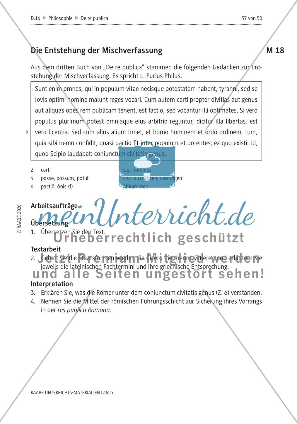 Ciceros De re publica - M13-M18 Preview 9