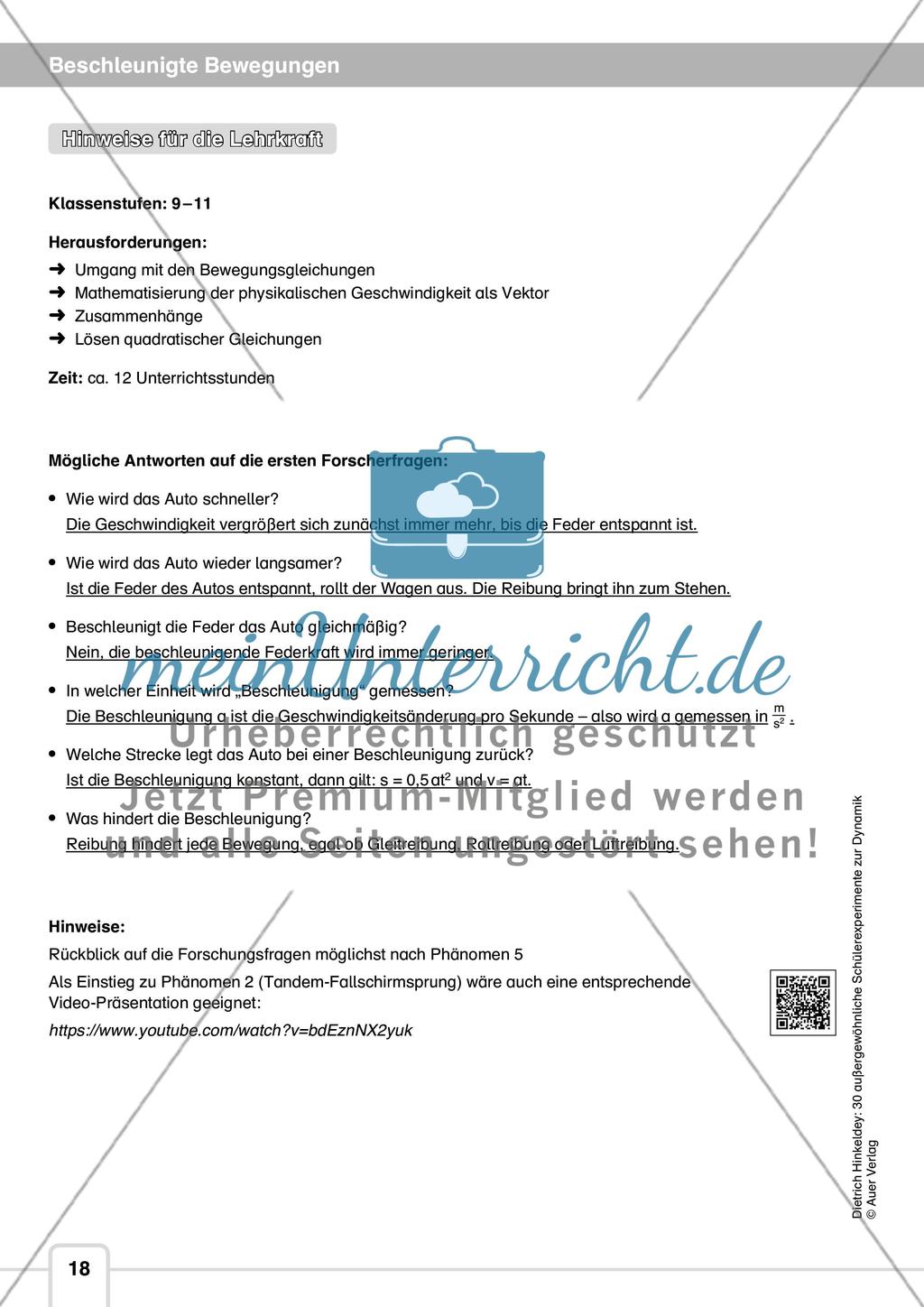 Beschleunigte Bewegungen Preview 1