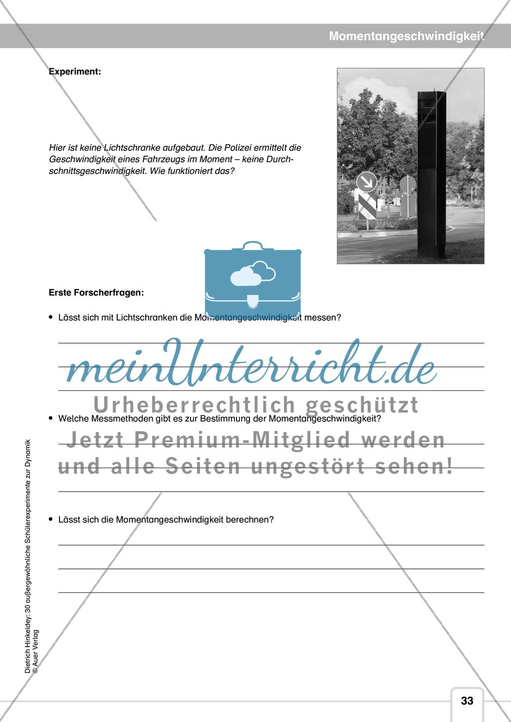 Momentangeschwindigkeit Preview 2