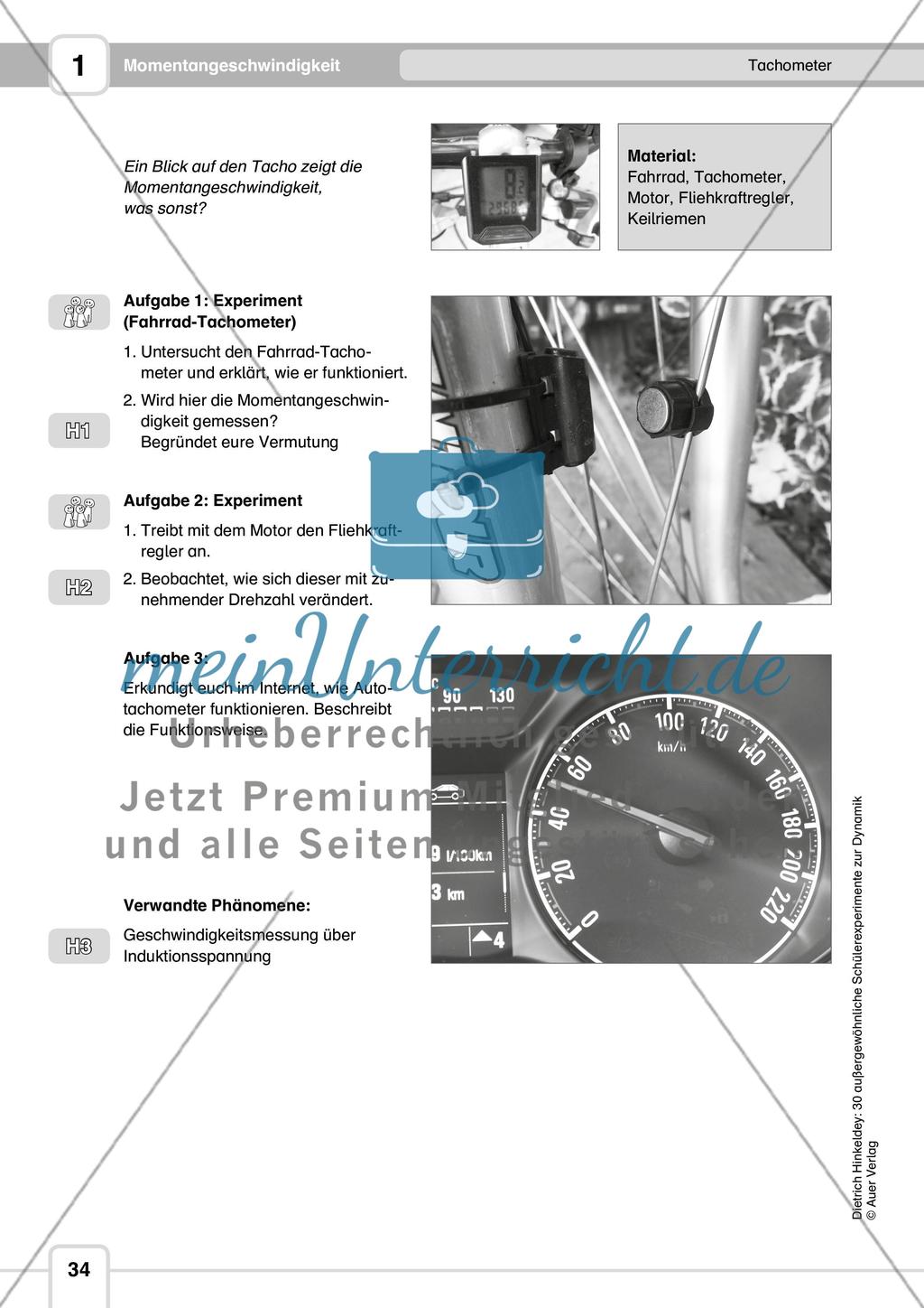 Momentangeschwindigkeit Preview 3