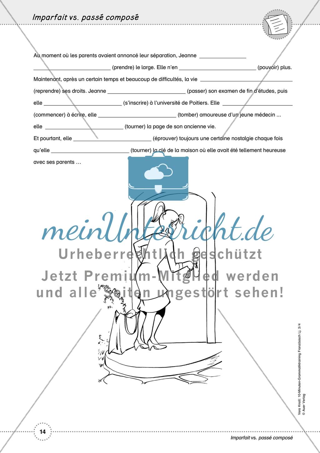 10-Minuten-Grammatiktraining Französisch Lj. 3-4 - Teil 1 Preview 10
