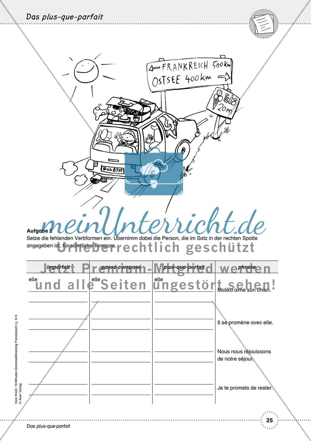 10-Minuten-Grammatiktraining Französisch Lj. 3-4 - Teil 2 Preview 6