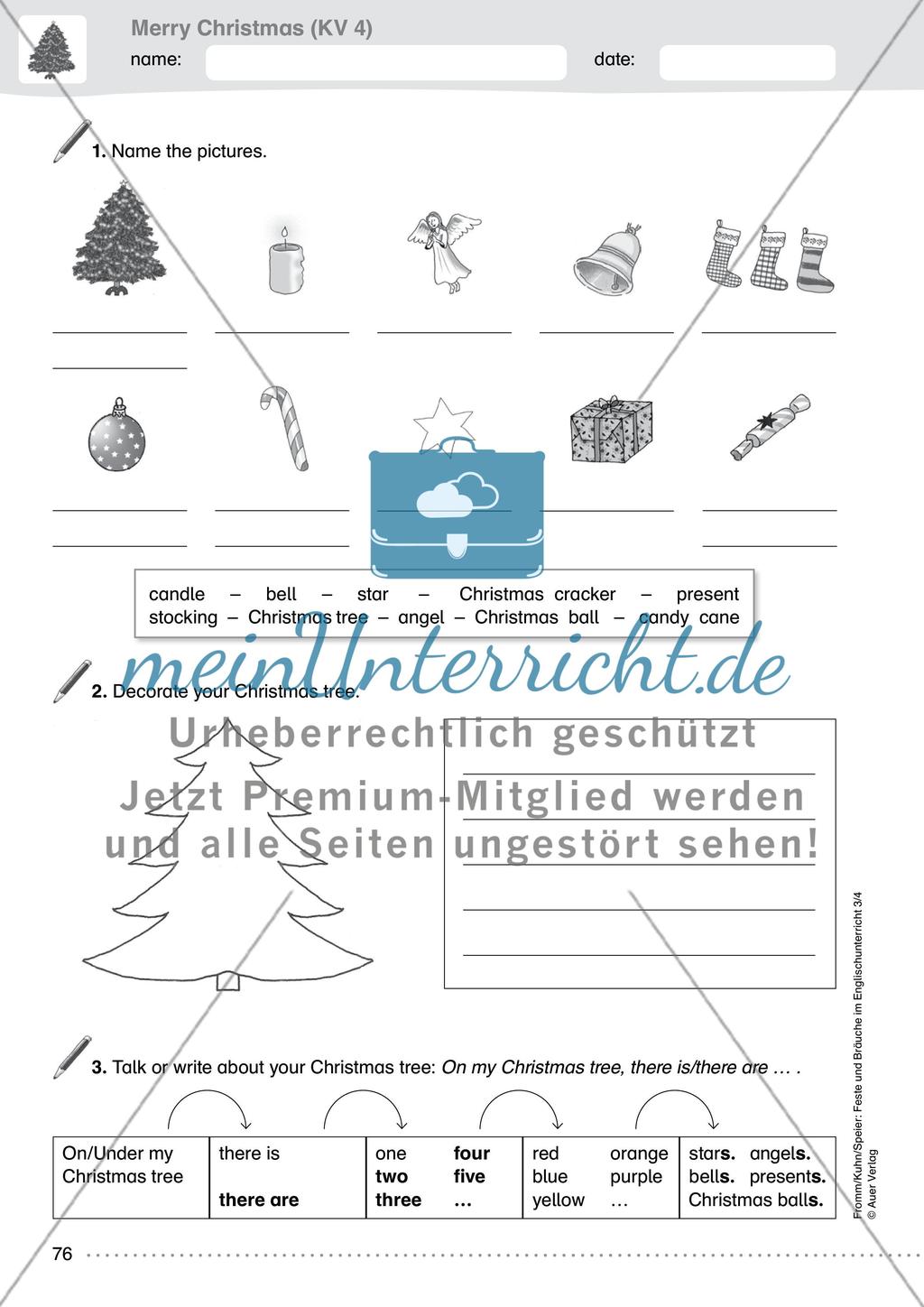 Feste und Bräuche im Englischunterricht 3/4 - Teil 5 Preview 12