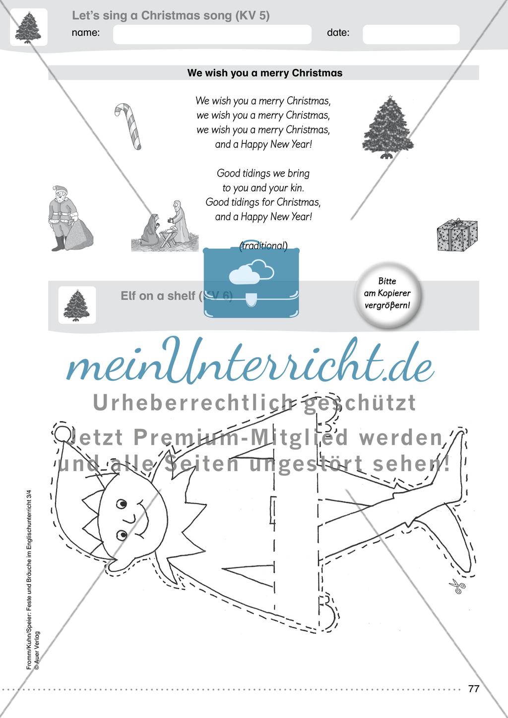 Feste und Bräuche im Englischunterricht 3/4 - Teil 5 Preview 13