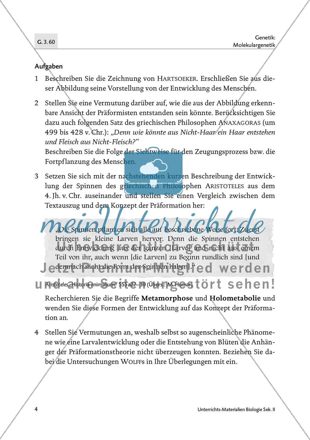 Entwicklung, Vermehrung und Vererbung - M1-M3 Preview 2