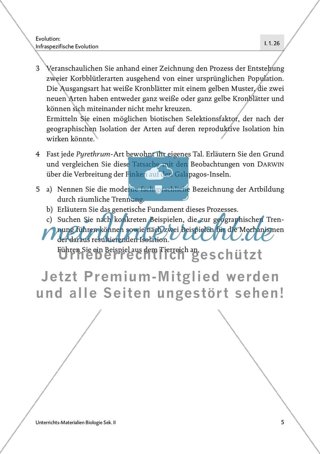 Geschichte und Theorie der Biologie im Unterricht - M1-M3 Preview 3