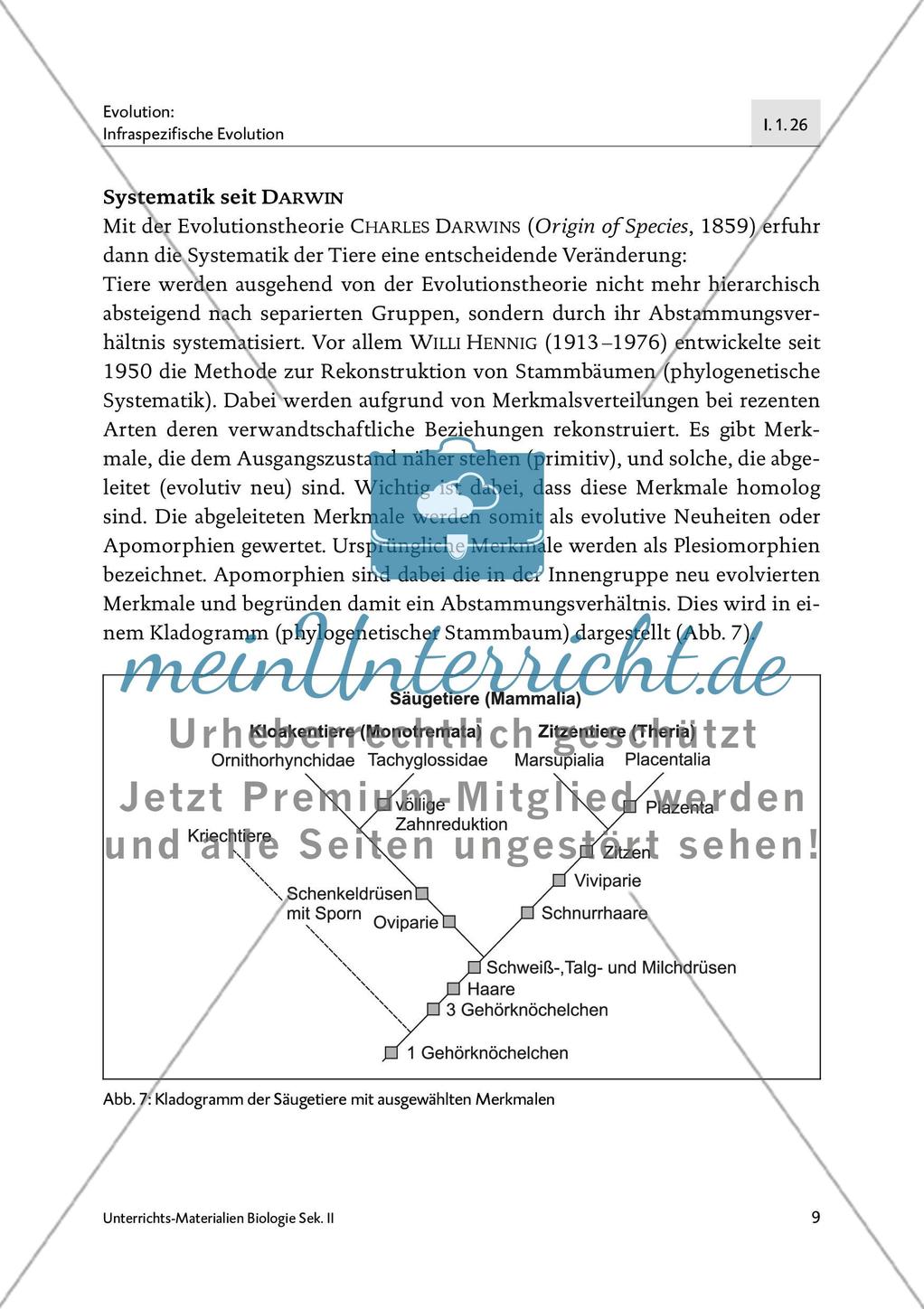 Geschichte und Theorie der Biologie im Unterricht - M1-M3 Preview 7