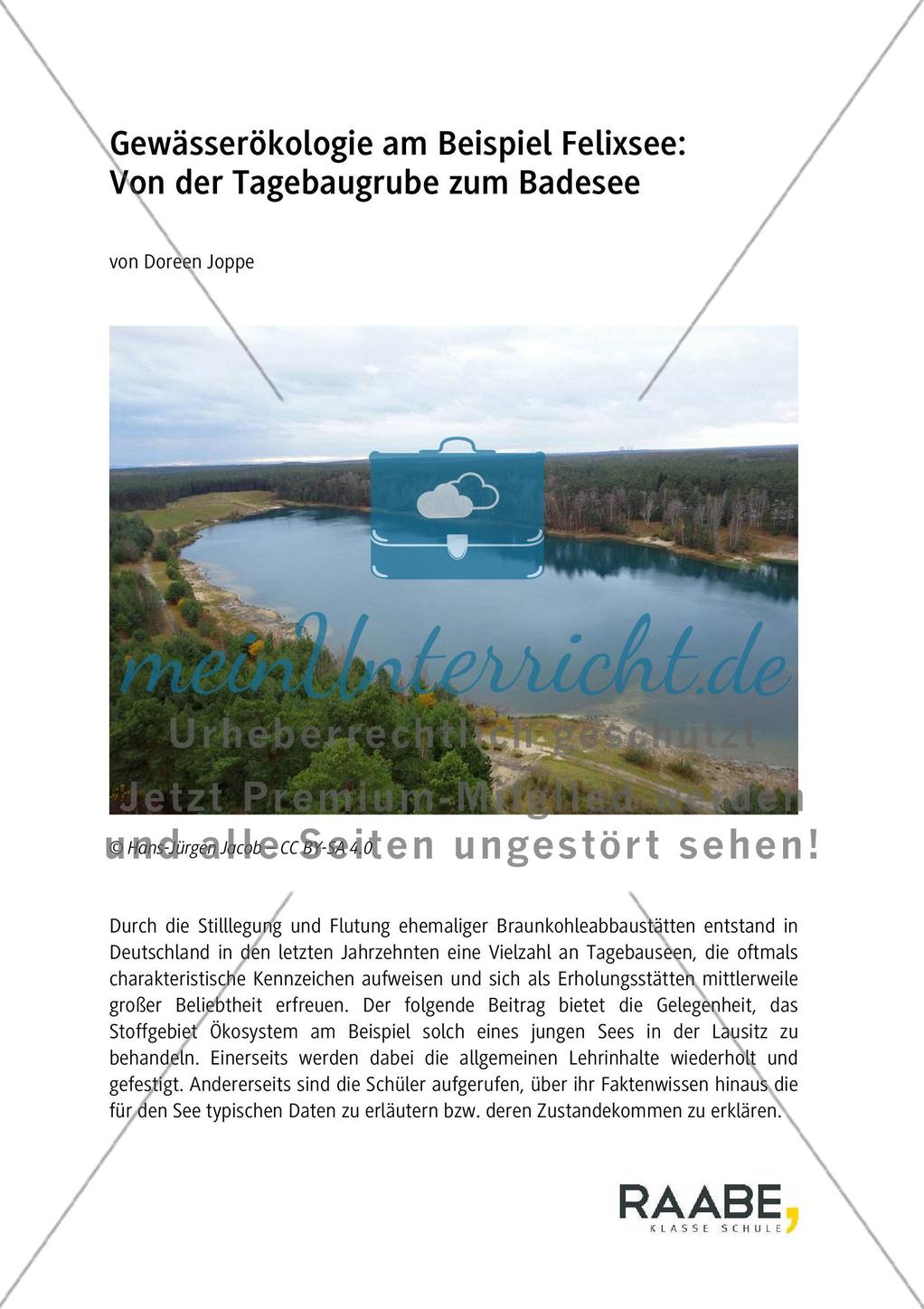 Gewässerökologie am Beispiel Felixsee Preview 1