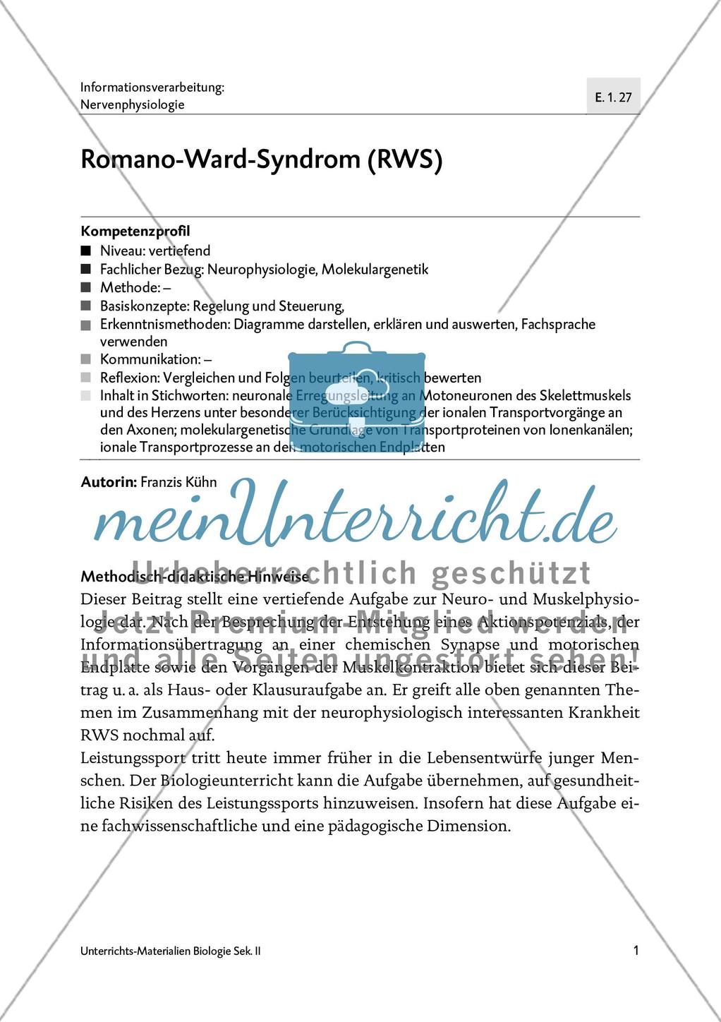 Romano-Ward-Syndrom (RWS) Preview 2