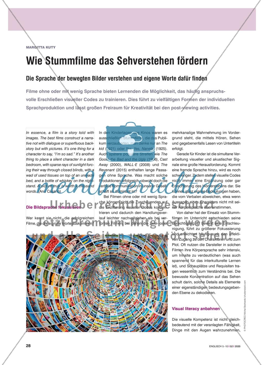 Wie Stummfilme das Sehverstehen fördern Preview 1