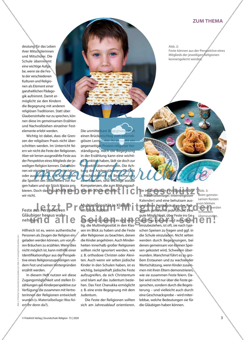 Mit Kindern die Feste der Religionen kennenlernen Preview 2