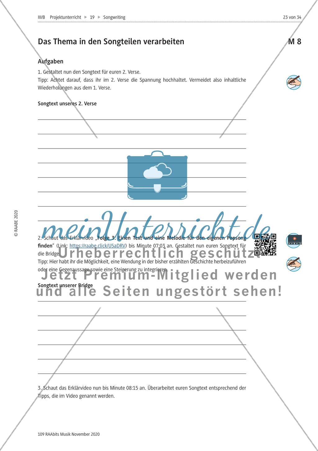 Einen Text und eine Melodie für den eigenen Popsong finden Preview 3