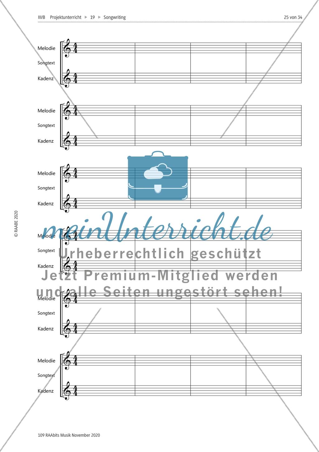 Einen Text und eine Melodie für den eigenen Popsong finden Preview 5