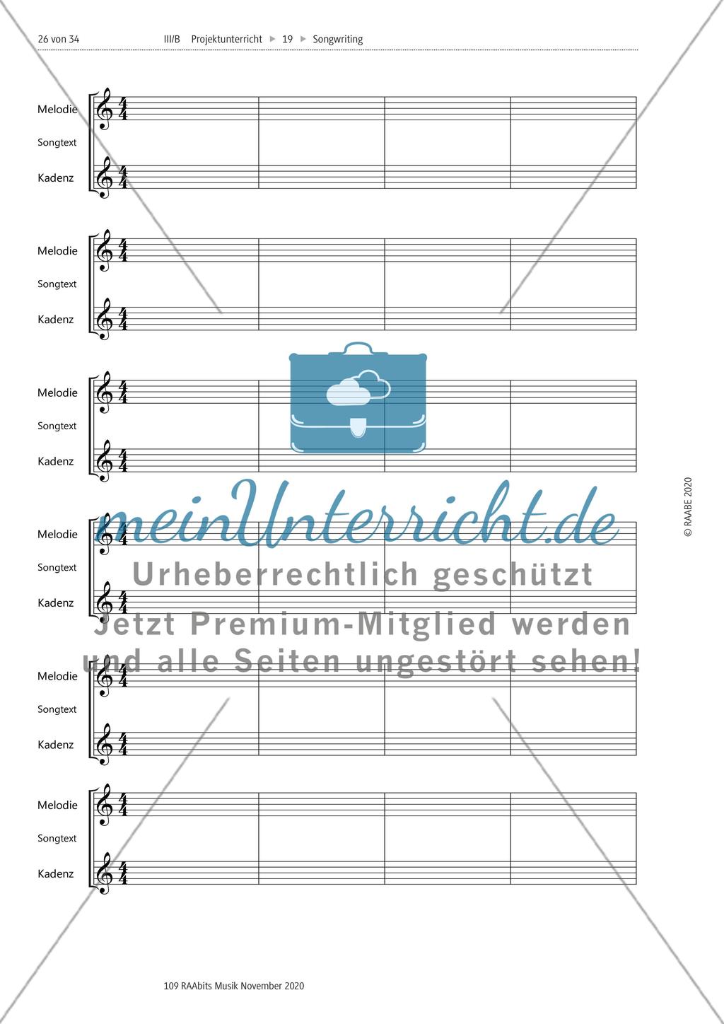 Einen Text und eine Melodie für den eigenen Popsong finden Preview 6