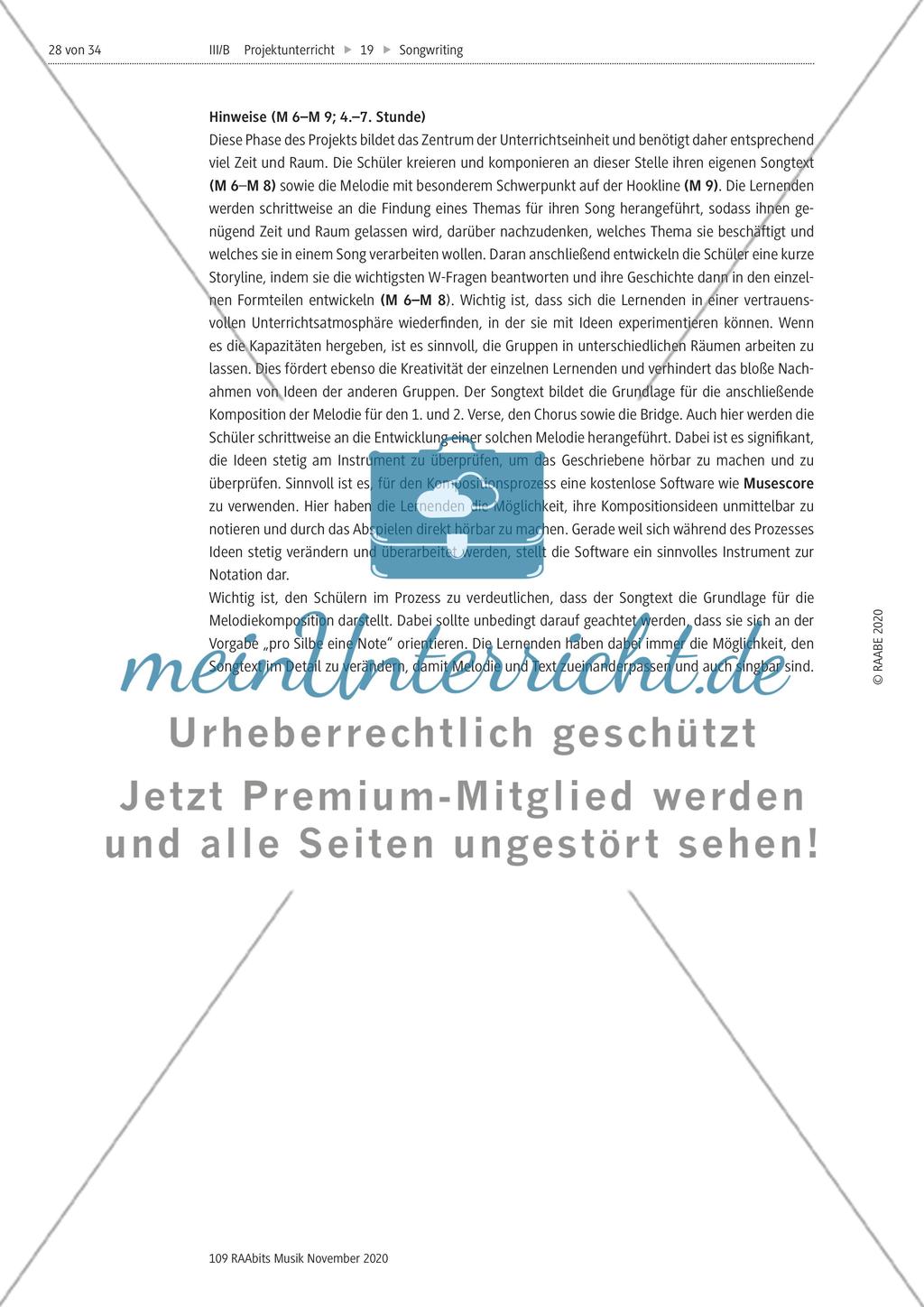 Einen Text und eine Melodie für den eigenen Popsong finden Preview 8